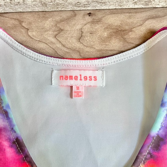 SOLD. Nameless Tie Dye Bodycon Mini Dress Size Medium - Picture 11 of 13